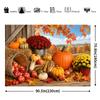 One 2D Flag for the Autumn Harvest Themed Party Decoration with a Thanksgiving Background Cloth for the Autumn Seasonzyc