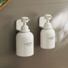 1pcs Adjustable Dispenser Bottle Holder Wall Mounted Adhesive Shampoo Lotion Hand Soap Bottle Hanger Bathroom Storage Rack