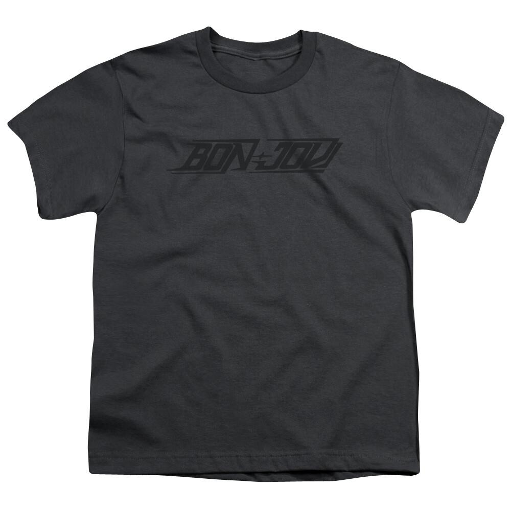 26 Bon Jovi New Logo Kids Youth T Shirt Licensed Music Merch Rock Tee Charcoal Unisex T-Shirt XXXL