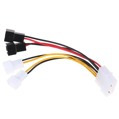 Conector adaptor cablu alimentare PC cu 4 pini Molex/Ide la 3 pini CPU/șasiu/ventilator carcasă