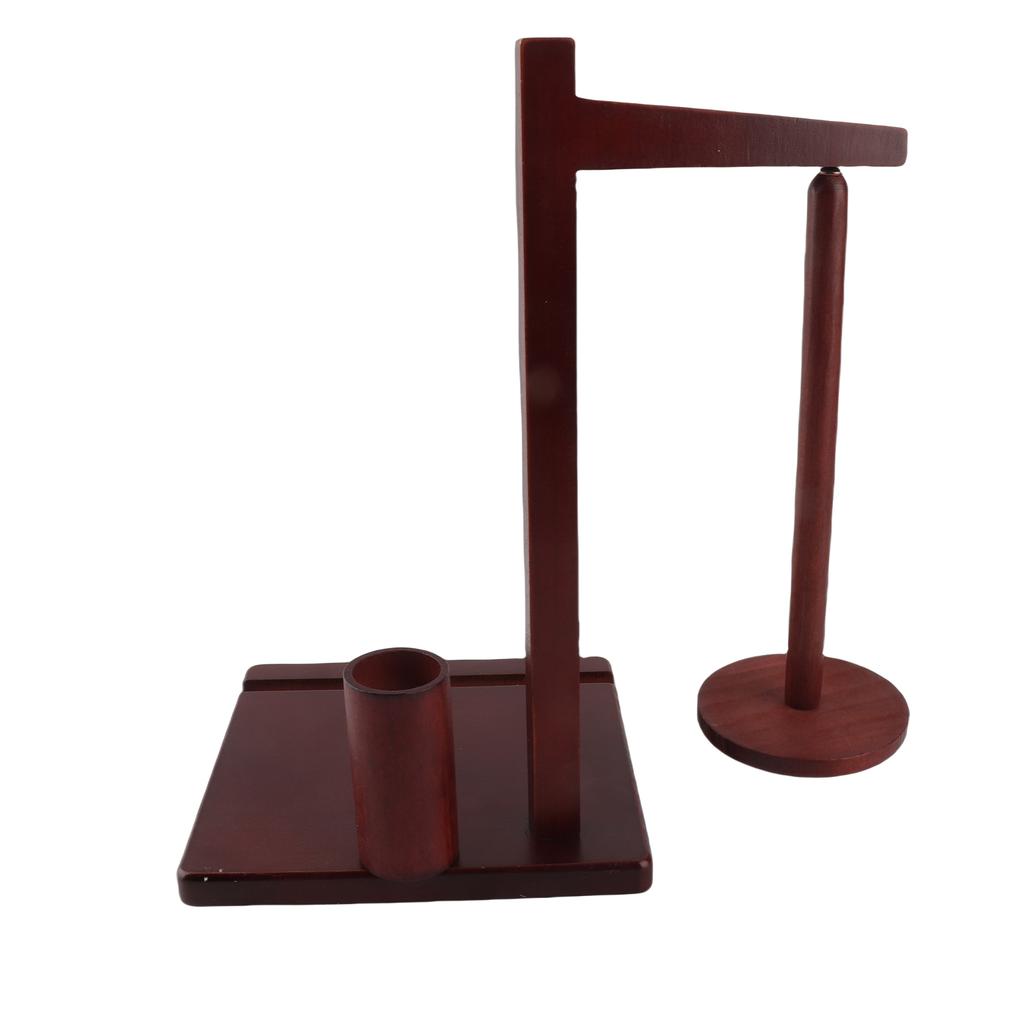 Crochet Yarn Holder   Wood Rotating Yarn   Holder   with Phone Stand for Home