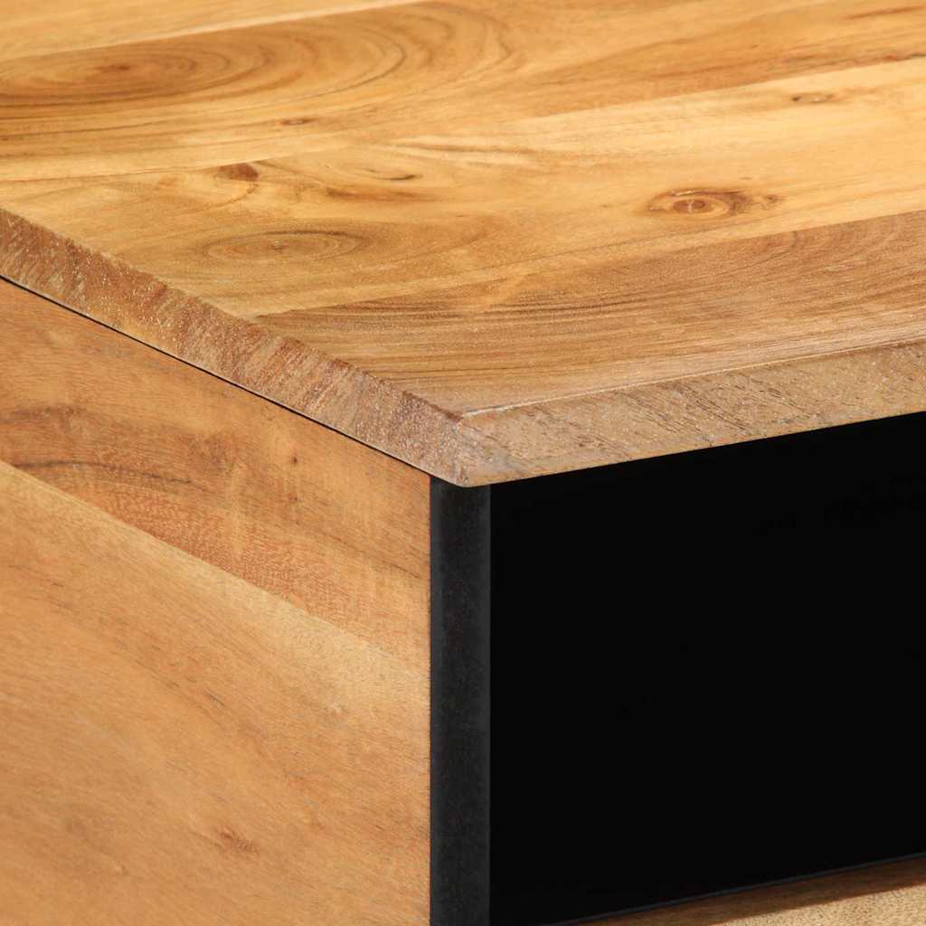 Coffee Table 80 x 54 x 40 cm Solid Wood Acacia