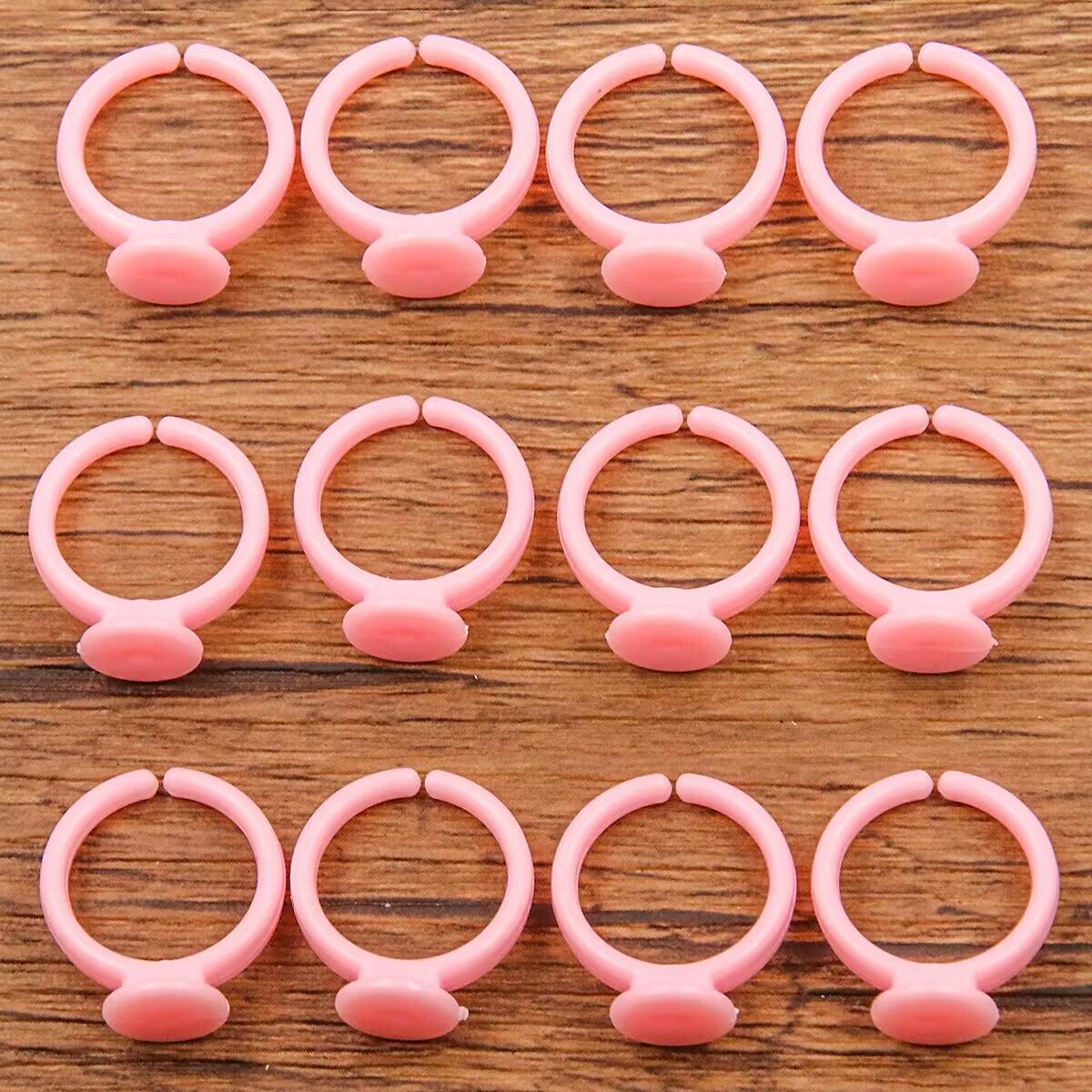 

Children s Handmade Colorful Plastic Ring Holders | Cute DIY Jewelry Accessories