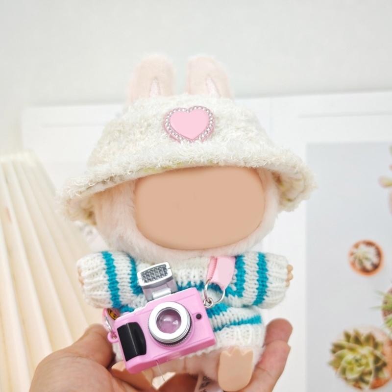 Popular Doll Sweater with Plush Hat and Accessories For Children Creative Pretend Play Game Figure Doll Display Decors