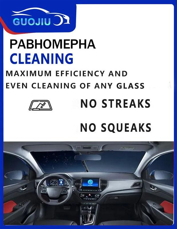 26"+24" Hook Frameless Wipers, Quiet 11-Layer Blades for Honda Pilot, Mercedes-Benz Vaneo W414