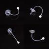 1 Set Baby Newborn Wide Mouth Bottle Feeder Milk Bottle Flexible Rotatable Straw