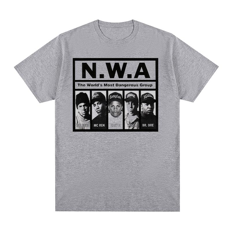 NWA Hip Hop Cool Vintage Tshirt Swag Skate Streetwear Y2K 90s Cotton Unisex T Shirt New TEE TSHIRT Womens Tops