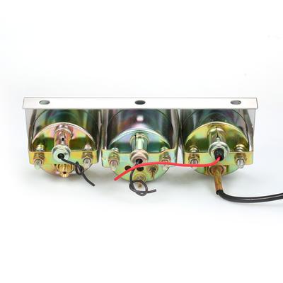 3 In 1 Car Meter Oil Pressure Fahrenheit Water Temperature Gauge Voltmeter 52mm Triple Gauge Kit