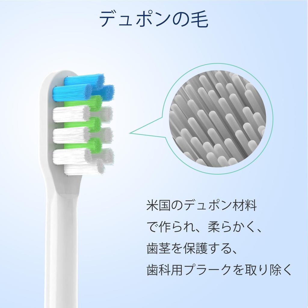 FitMount Compatible with Panasonic Electric Replacement Compatible with Panasonic Compatible Plaque Regular Soft Extra Fine 8 White Doltz, Toothbrush,
