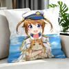 Anime High School Fleet Cushion Cover Cushion Cover Set Pcs X X X Pillowcase Decorative Sofa Home Decor