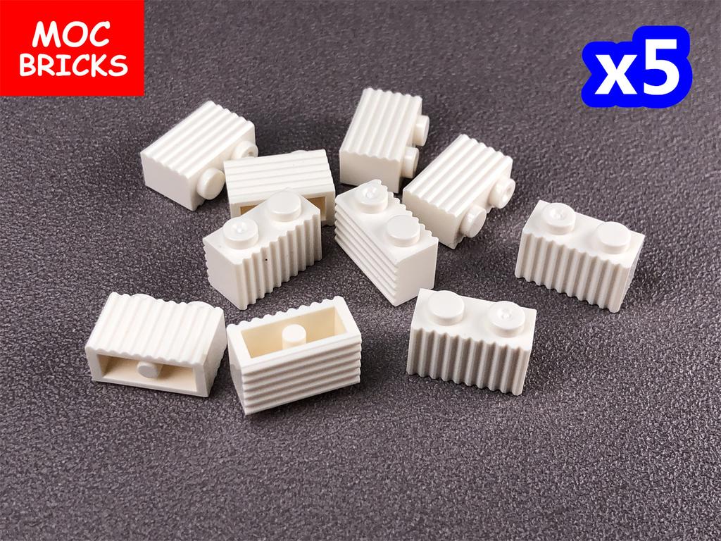 50pcs Brick 1x2 Including Grille in Dark gray 2877 Fitting Brick DO-IT-YOURSELF Construction Brick Particle Kid Toy Present