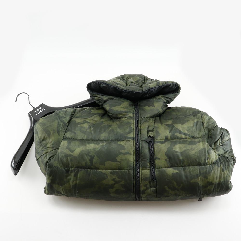 TATRAS Significant Down jacket MTK18A485 Camouflage Pattern Reversible khaki/black Nylon mens Used