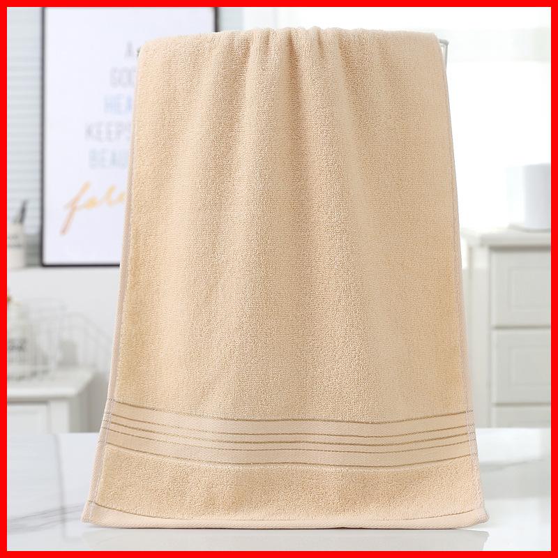 Thickened Cotton Towel with Strong Water Absorption Universal Towel for Adults and Children Solid ColorSkin Friendly Towel