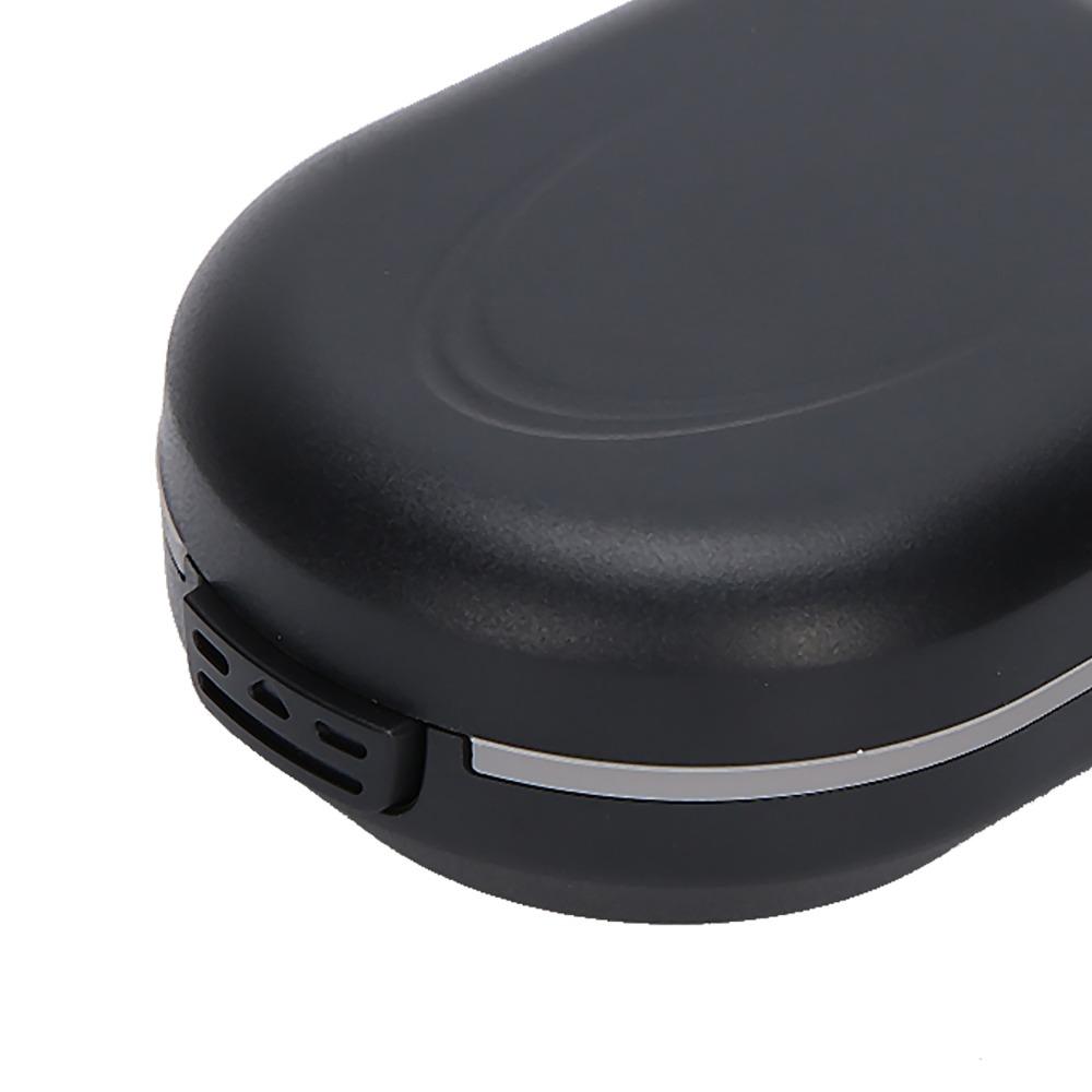 Waterproof Hearing Aid Box Black Hearing Aid Storage Box for Behind The Ear Hearing Aid