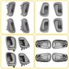 4X Front Side Rear Interior Panel Door Handle Gray Fit 1998-2002 Toyota Corolla