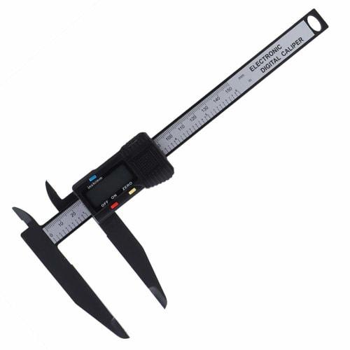 Digital Caliper, 150mm/300mm Digital Caliper Carbon Ruler with Long Jaw Measuring Tool (150mm)