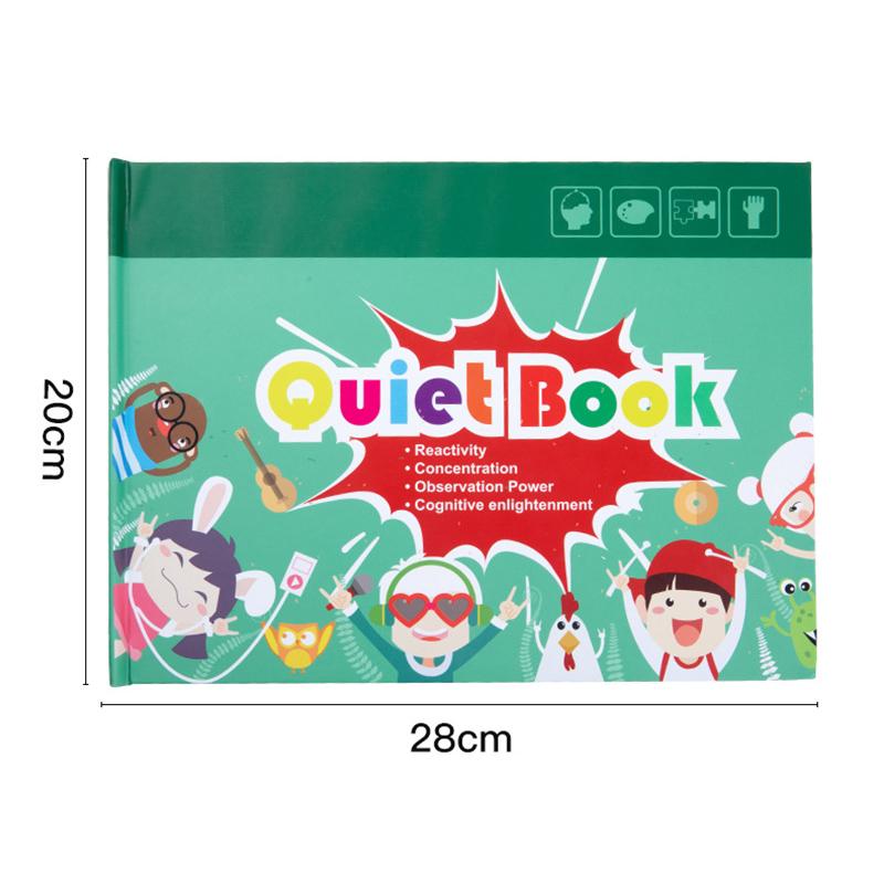 

Kids Montessori Quiet Book Toy My First Busy Book Paste Matching Puzzle Game Animal Profession Cognition Educational Toys Gifts
