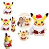 Entzückendes Pokemon Pikachu Weihnachten Weihnachtsmann Mantel Hüte Plüsch Stofftier Geschenk für Kinder