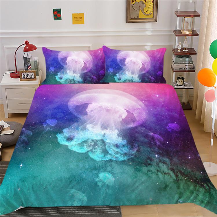 Polyester Bedding Two Or Three-Piece Butterfly Digital Printing