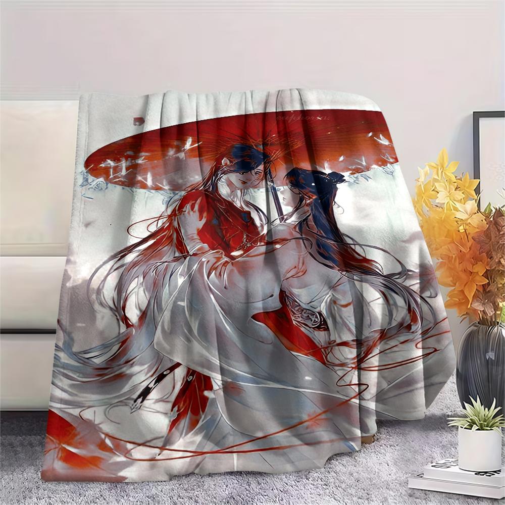 1 Pezzo Coperta in Flanella con Stampa Cartone Animato, Alta Qualità Confortevole per Tutte le Stagioni, Decorazione per la Casa, Calore e Comfort, Perfetta per Regalo di Natale Compleanno