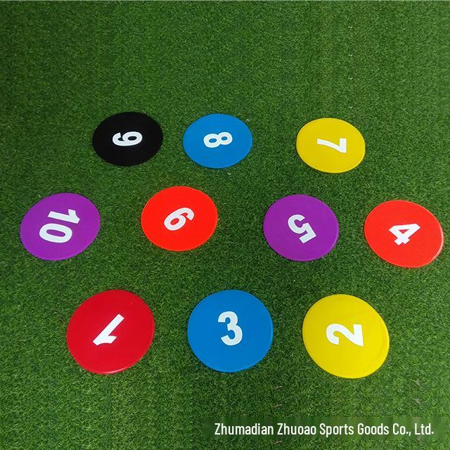 Number Logo Sensory Integration Training Disc Mat for Basketball & Football