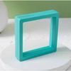 4pcs Multicolor Jewelry Display Box 3D Floating Picture Frame Shadow Box Ring Pendant Holder Protect Jewelry Stone