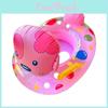 Kids Swim Ring Seat Animal Pattern Eco-friendly Pvc Random Color Options 0-4 Years Old