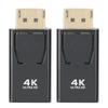 2PCS 4Kx2K Displayport To HD Adapter Plug and Play DP To HD Adapter  For HDTV