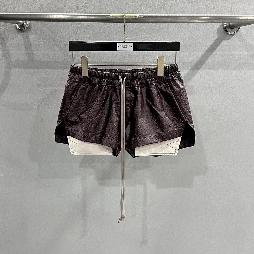 

Женская мода SUBHUMAN | Повседневные шорты из искусственной кожи контрастного цвета с тиснением и шнуровкой, облегающие бедра Medium вино красного