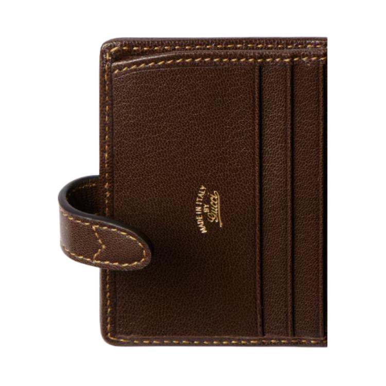 Gucci Jackie Gold Hardware Print Design GG Canvas Wallet Medium Women Wallet Beige Brown 867166-FAFV2-9651