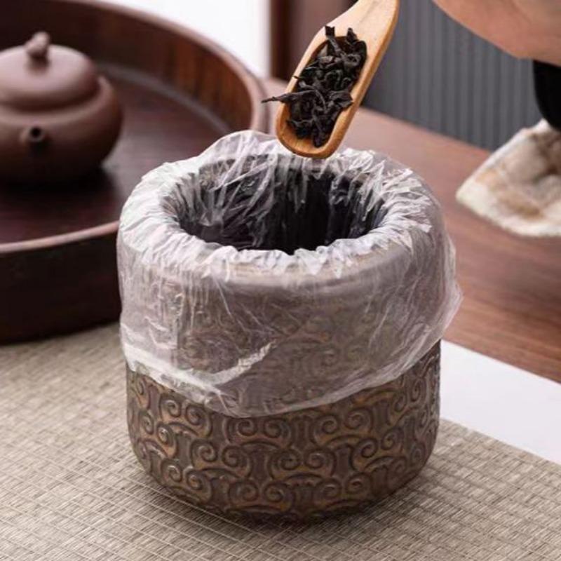 Vintage Gilt Ceramic Tea Caddy Moisture-proof Sealed Storage Box Candy Coffee Bean Canister Food Jar Container Home Decoration