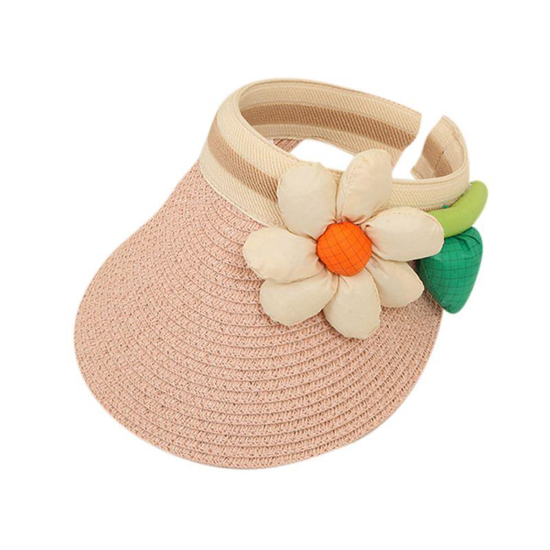 

Пустой цилиндр, сладкий и милый цветок, зонтик с большими полями для маленьких девочек