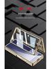 Samsung Z Fold 7 Transparent Electroplated Phone Case with Integrated Folding Design and Anti-drop Protection