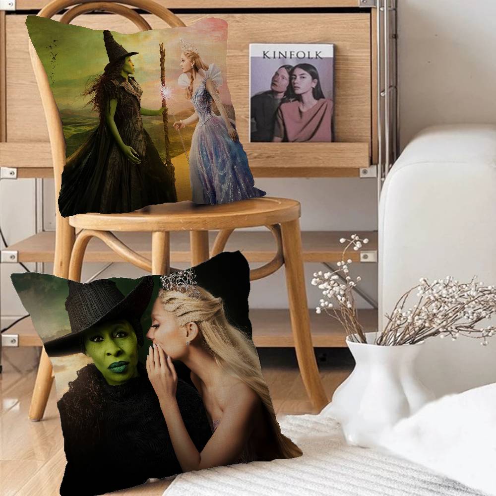 Classic Musical W-Wicked Pillow Cover Design Cushion Cover Decor Holiday Decorati