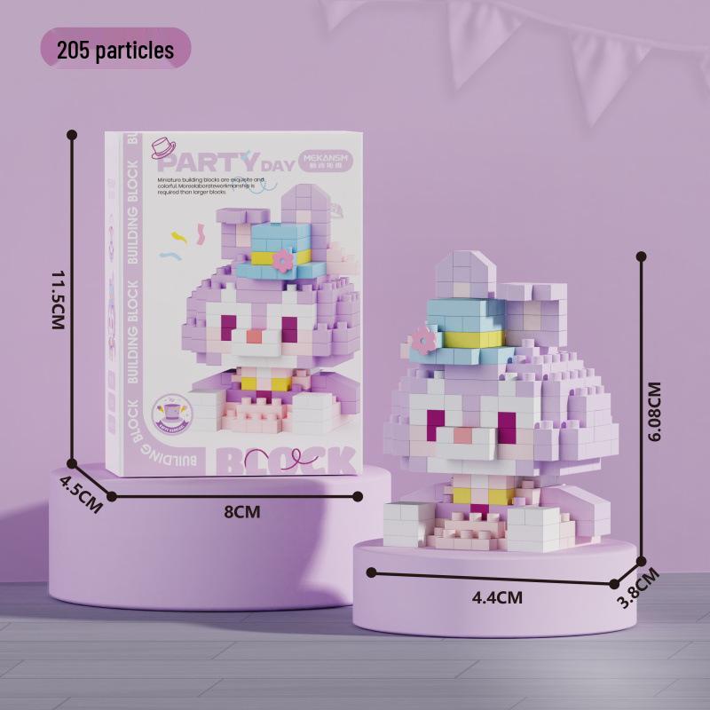 Zodiac Dragon Year Micro-Particle Building Blocks Educational Toys for Children