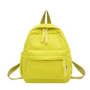 Schoolbag Hot-selling Velvet Backpack Women's Small 1011 New Fashion Corduroy Student Backpack Travel Small Backpack