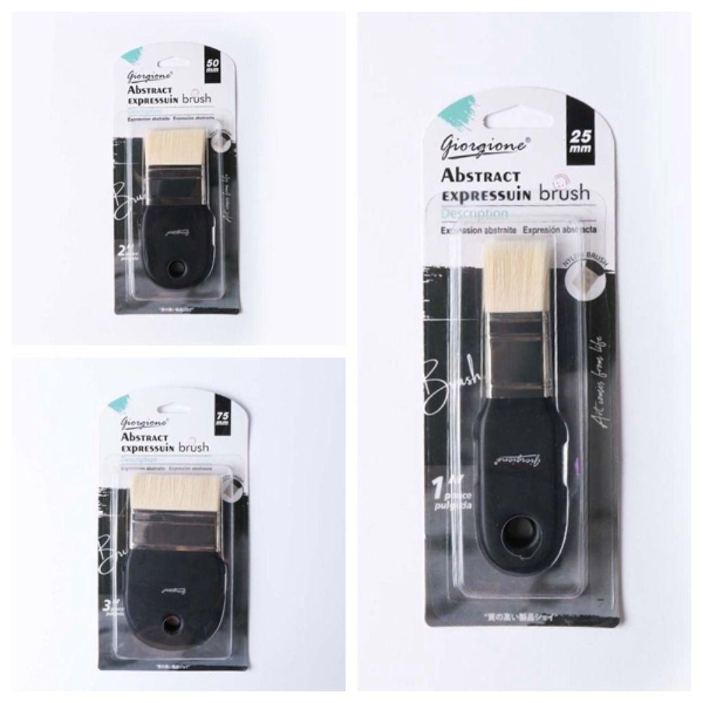 3pcs/set Lightweight Nylon Paint Brush Soft Hair Wall Painting Art Supplies  Stationery