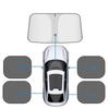1pc Car Windshield Sun Shade Cover Foldable Front Window Sun Visor Blocks UV Refletive Car Parasol Sunshade Protector CoverWindshield Sunshades 1