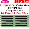 10Pcs A+ Earpiece Mesh for iPhone 14 13 12 11 Pro XR X XS Max Anti Dust Adhesive Sticker Receiver Net Double Speaker Tape
