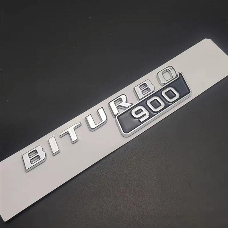 

Автомобиль ABS BITURBO 700 800 900 логотип боковое крыло багажника значок эмблема наклейки наклейка для Benz Brabus G Class G700 G800 G900 W463 2pcs