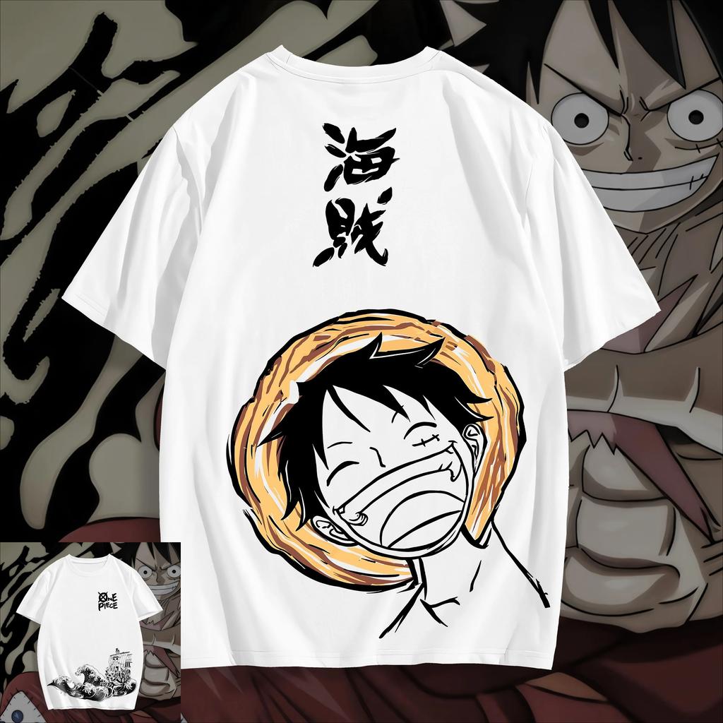 Summer Vintage Anime One Piece 3d Print Loose Short Sleeve Tops Fashion Unisex Unisexga Breathable Japanese Classic Anime Tshirt