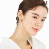 14K Half Cubic One-Touch Earrings (Gold Pin) ELGPEE370