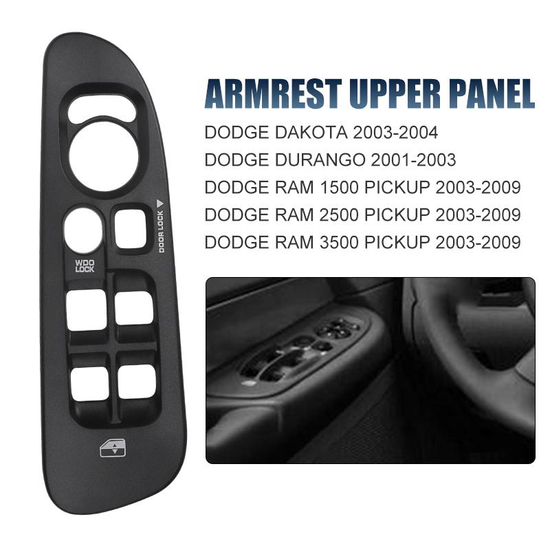 56049805AB 56049805AA Front Left Power Window Switch Panel For Dodge Ram 1500 2500 3500 Pickup 03-09 Dakota 03-04 Durango 01-03