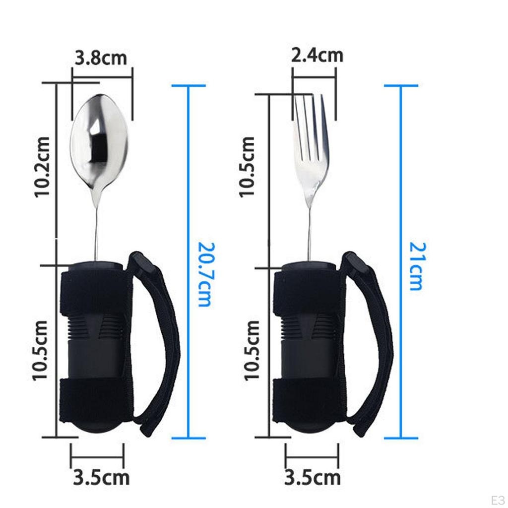 Bendable Tableware Comfortable Easy Grip Eating Feeding Cutlery for Elderly Drinking Gifts