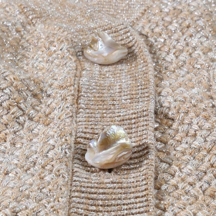 High-End Shell Buttons Men'S And Women'S Clothes Coat Coat High-End Irregular Buttons Children'S Sweater Cardigan Small Buttons