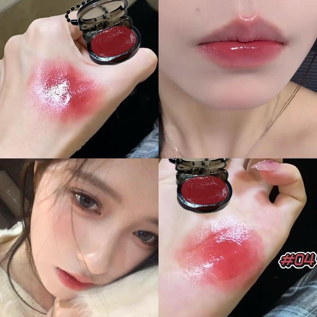 HERORANGE Warmer Glanz Multi-Use Lippen- und Wangenbalsam - Nude, Langanhaltend, Mini Tragbar, Taufrischer Rouge