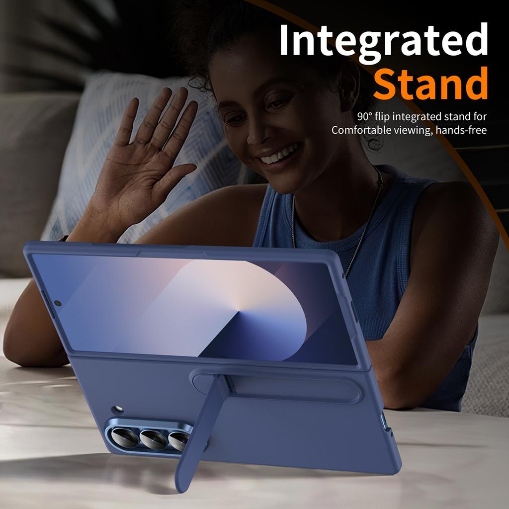 For Samsung Galaxy Z Fold5 5G Case Kickstand Hard PC Phone Cover (without Screen Protector)
