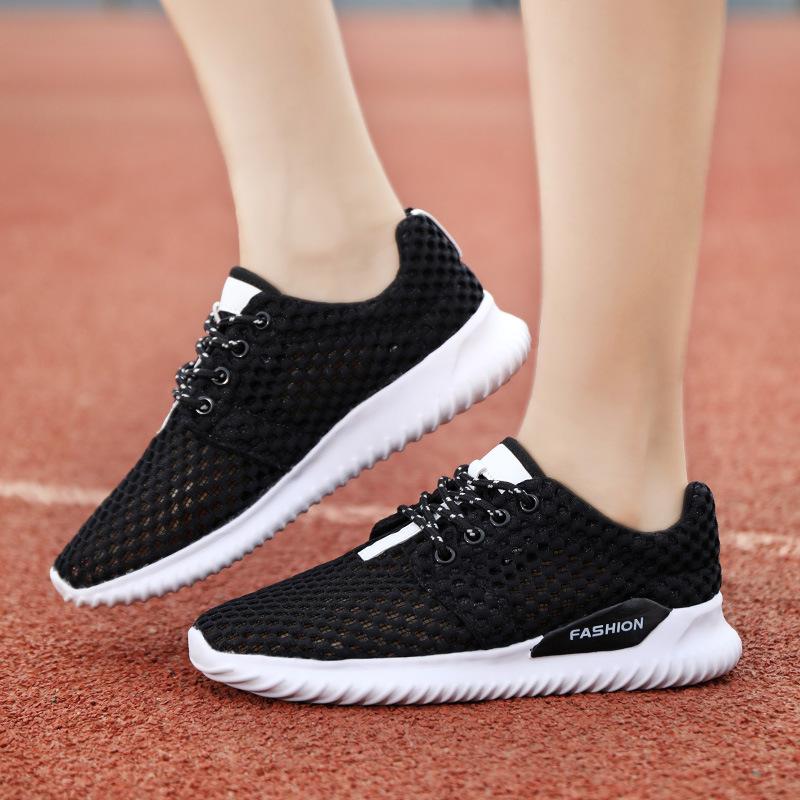 2024 Été Nouvelle Mode Maille Respirante et Résistante aux Odeurs Chaussures de Voyage et de Course Semelle Souple Chaussures Décontractées Polyvalentes pour Femmes