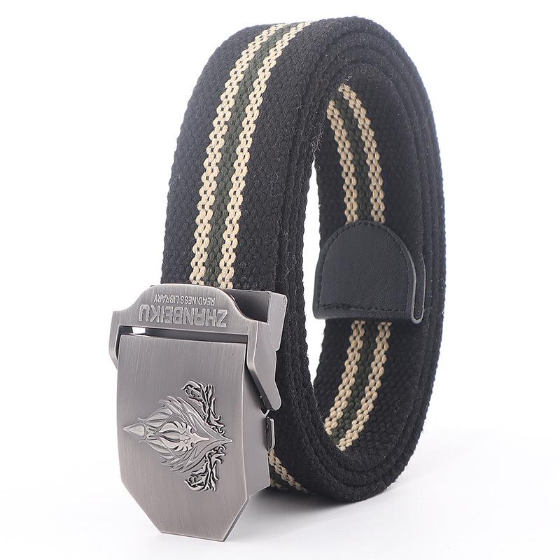 Ζώνη Κανβά με Λογότυπο Warcraft: Unisex Εξωτερική Καθημερινή Τακτική Ζώνη από Κράμα