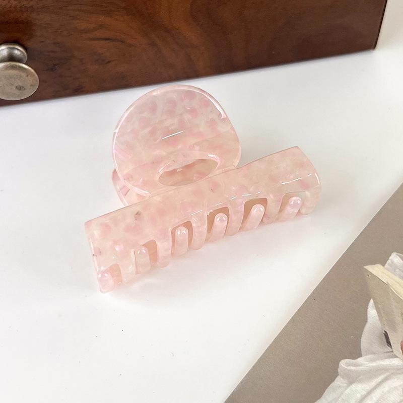 UXSL High Quality Simple Color Acetate Hair Clip For Woman Elegant Ponytail Clip Crab Claw Washing Face HairPin Hair Accessories